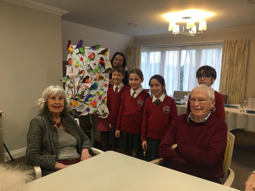 Sevenoaks care home residents set their eyes on the skies